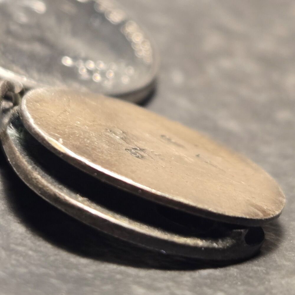 Ying Yang Phyllis Vintage Sterling Silver Pendant - Picture 5 of 5
